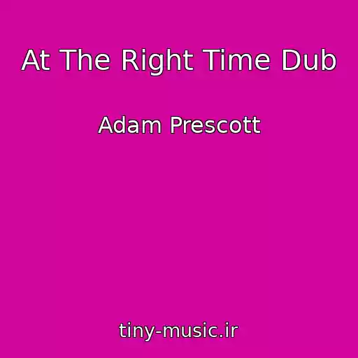 کاور آهنگ At The Right Time Dub از Adam Prescott
