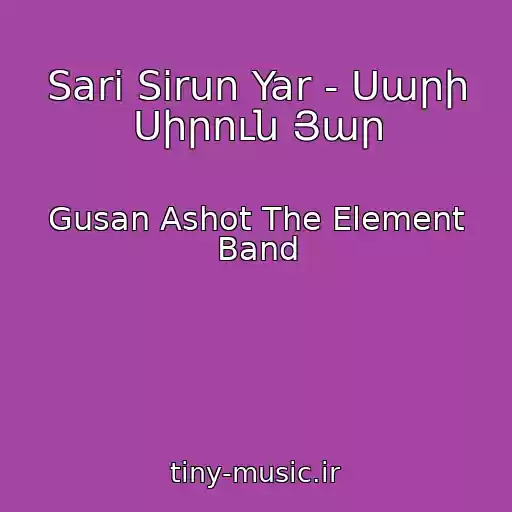 کاور آهنگ Sari Sirun Yar - Սարի Սիրուն Յար از Gusan Ashot The Element Band