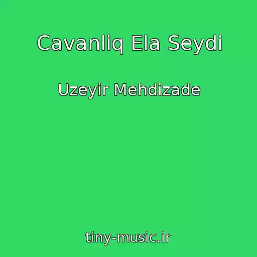 کاور آهنگ Cavanliq Ela Seydi از Uzeyir Mehdizade
