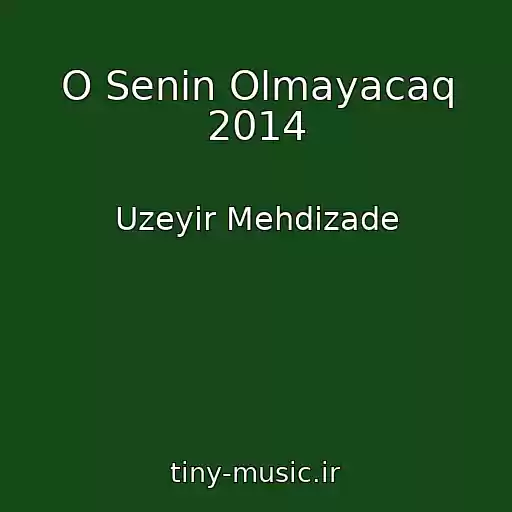 کاور آهنگ O Senin Olmayacaq 2014 از Uzeyir Mehdizade