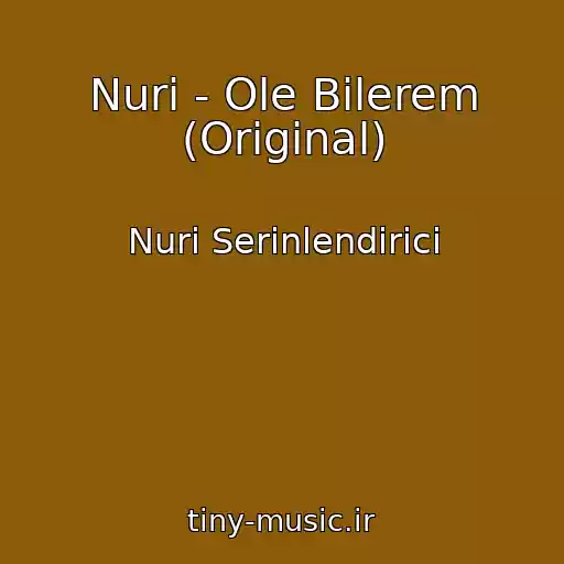 کاور آهنگ Nuri - Ole Bilerem (Original) از Nuri Serinlendirici