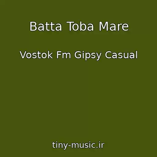 کاور آهنگ Batta Toba Mare از Vostok Fm Gipsy Casual