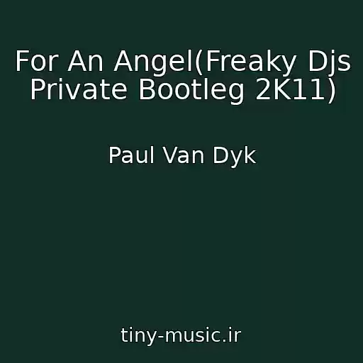 کاور آهنگ For An Angel(Freaky Djs Private Bootleg 2K11) از Paul Van Dyk