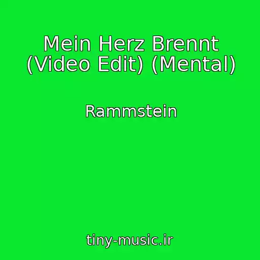 کاور آهنگ Mein Herz Brennt (Video Edit) (Mental) از Rammstein