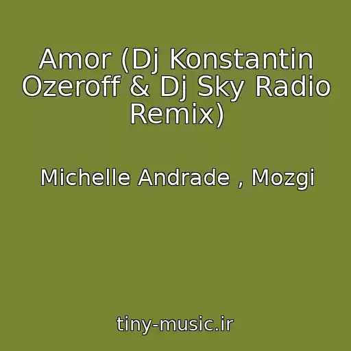 کاور آهنگ Amor (Dj Konstantin Ozeroff & Dj Sky Radio Remix) از Michelle Andrade , Mozgi