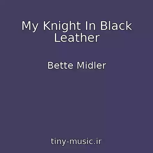 کاور آهنگ My Knight In Black Leather از Bette Midler