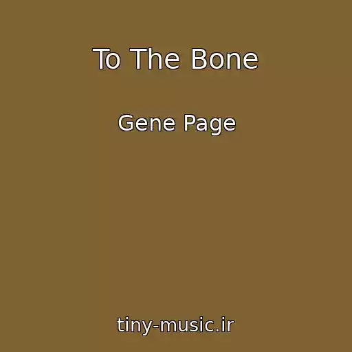 کاور آهنگ To The Bone از Gene Page