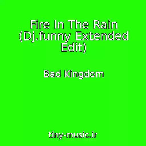 کاور آهنگ Fire In The Rain (Dj.funny Extended Edit) از Bad Kingdom