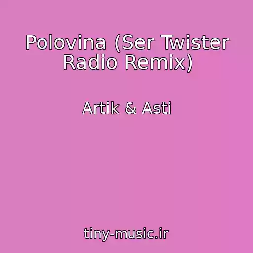 کاور آهنگ Polovina (Ser Twister Radio Remix) از Artik & Asti