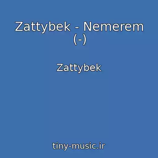 کاور آهنگ Zattybek - Nemerem (-) از Zattybek