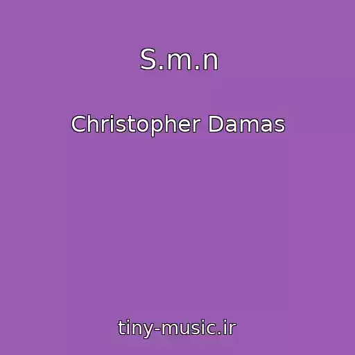 کاور آهنگ S.m.n از Christopher Damas
