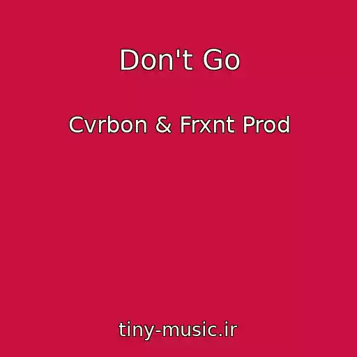 کاور آهنگ Don't Go از Cvrbon & Frxnt Prod