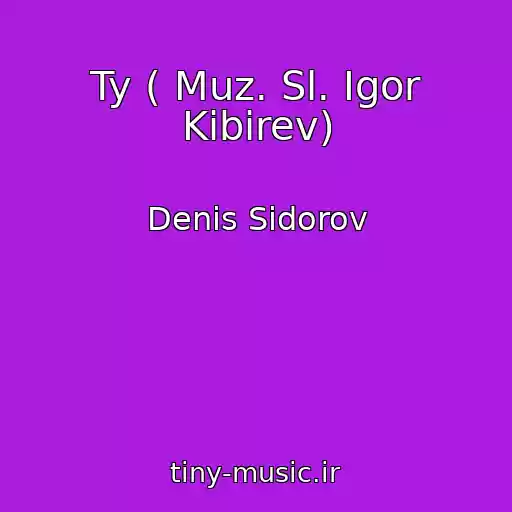 کاور آهنگ Ty ( Muz. Sl. Igor Kibirev) از Denis Sidorov