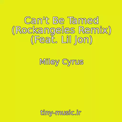 کاور آهنگ Can't Be Tamed (Rockangeles Remix) (Feat. Lil Jon) از Miley Cyrus