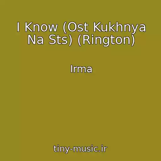کاور آهنگ I Know (Ost Kukhnya Na Sts) (Rington) از Irma