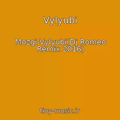 کاور آهنگ Vylyubi از Mozgi-Vylyubi(Dj Romeo Remix 2016)