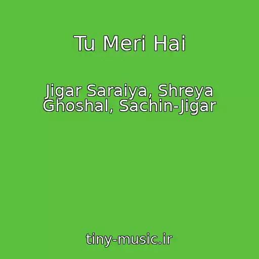 کاور آهنگ Tu Meri Hai از Jigar Saraiya, Shreya Ghoshal, Sachin-Jigar