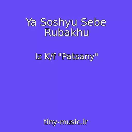کاور آهنگ Ya Soshyu Sebe Rubakhu از Iz K/f "Patsany"