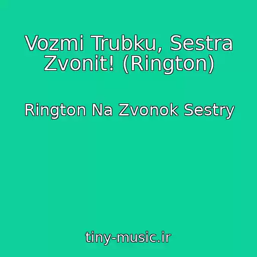کاور آهنگ Vozmi Trubku, Sestra Zvonit! (Rington) از Rington Na Zvonok Sestry