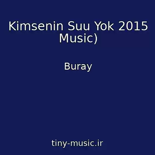 کاور آهنگ Kimsenin Suu Yok 2015 Music) از Buray