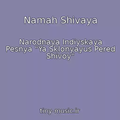 کاور آهنگ Namah Shivaya از Narodnaya Indiyskaya Pesnya "Ya Sklonyayus Pered Shivoy"