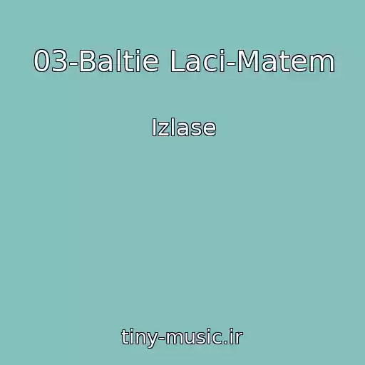 کاور آهنگ 03-Baltie Laci-Matem از Izlase