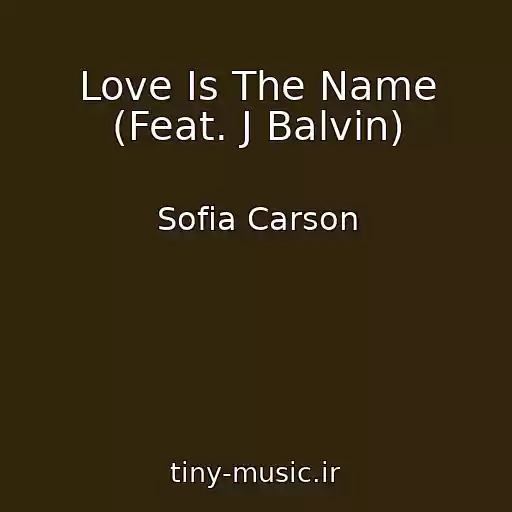 کاور آهنگ Love Is The Name (Feat. J Balvin) از Sofia Carson
