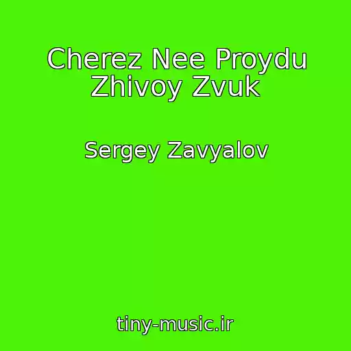 کاور آهنگ Cherez Nee Proydu Zhivoy Zvuk از Sergey Zavyalov