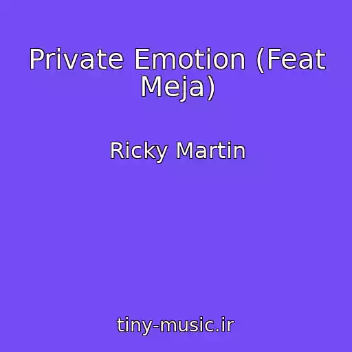 کاور آهنگ Private Emotion (Feat Meja) از Ricky Martin