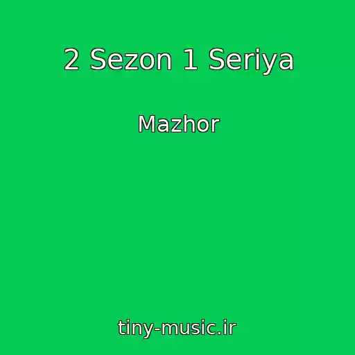 کاور آهنگ 2 Sezon 1 Seriya از Mazhor