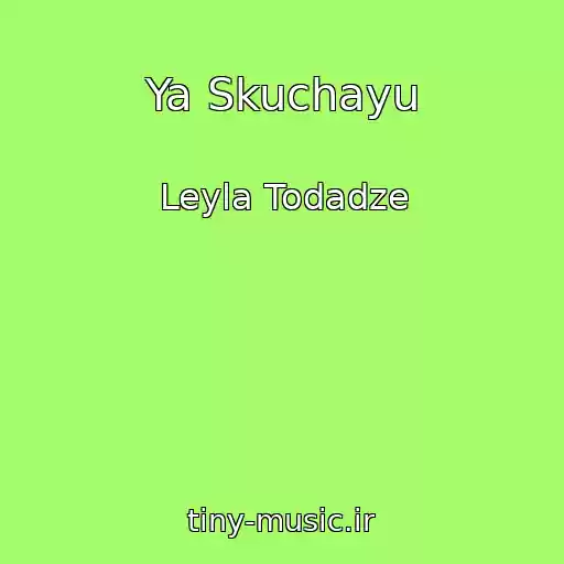 کاور آهنگ Ya Skuchayu از Leyla Todadze