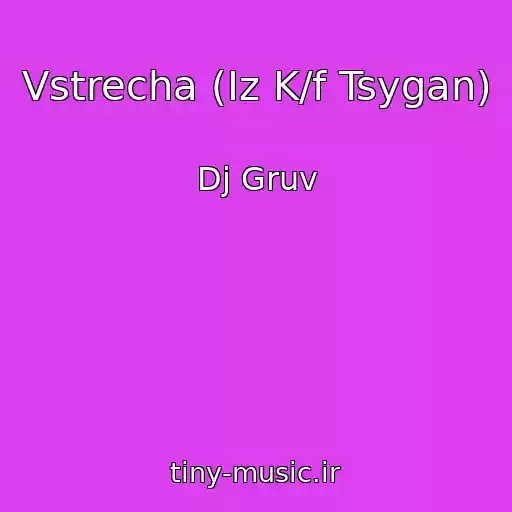 کاور آهنگ Vstrecha (Iz K/f Tsygan) از Dj Gruv