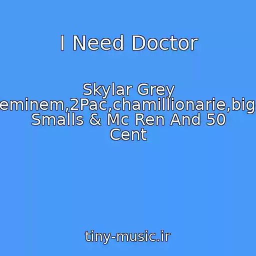 کاور آهنگ I Need Doctor از Skylar Grey Ft.eminem,2Pac,chamillionarie,biggie Smalls & Mc Ren And 50 Cent