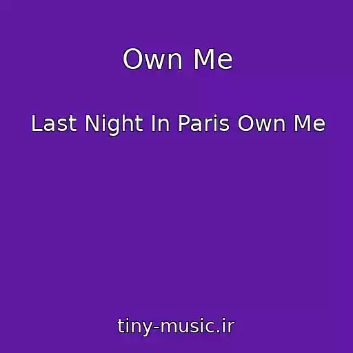 کاور آهنگ Own Me از Last Night In Paris Own Me