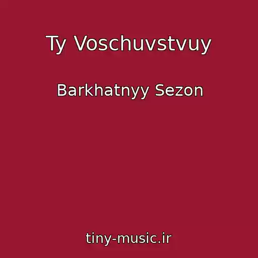 کاور آهنگ Ty Voschuvstvuy از Barkhatnyy Sezon