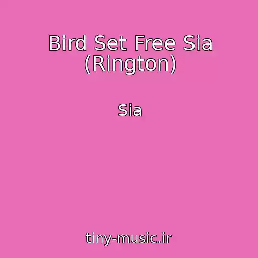 کاور آهنگ Bird Set Free Sia (Rington) از Sia