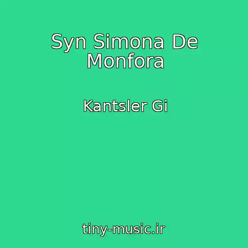 کاور آهنگ Syn Simona De Monfora از Kantsler Gi
