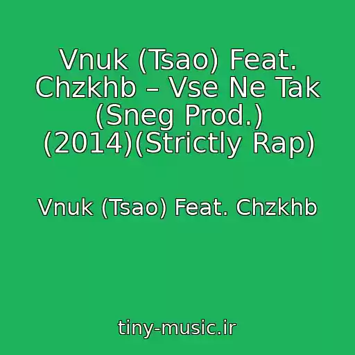 کاور آهنگ Vnuk (Tsao) Feat. Chzkhb – Vse Ne Tak (Sneg Prod.) (2014)(Strictly Rap) از Vnuk (Tsao) Feat. Chzkhb
