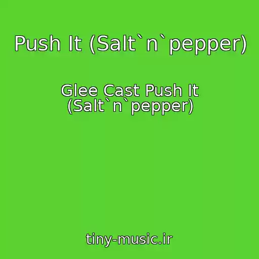 کاور آهنگ Push It (Salt`n`pepper) از Glee Cast Push It (Salt`n`pepper)