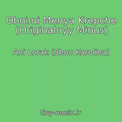 کاور آهنگ Obnimi Menya Krepche (Originalnyy Minus) از Ani Lorak (Shou Karolina)