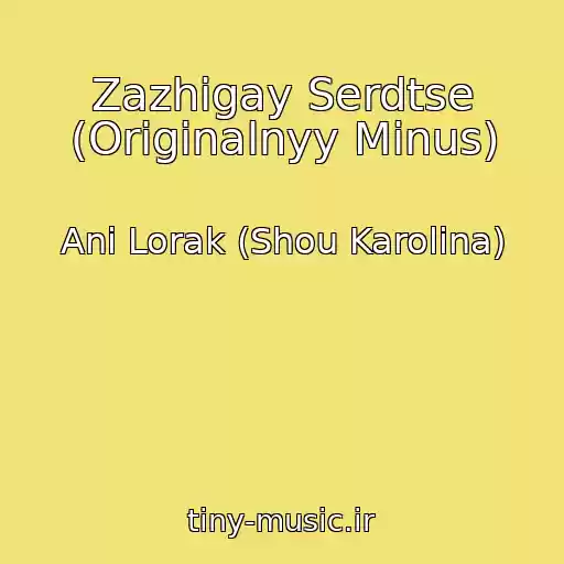 کاور آهنگ Zazhigay Serdtse (Originalnyy Minus) از Ani Lorak (Shou Karolina)
