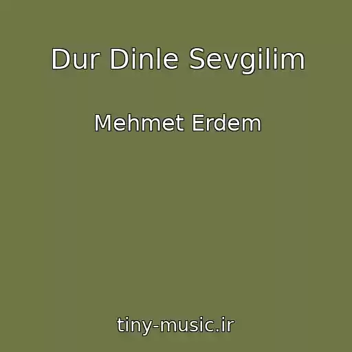 کاور آهنگ Dur Dinle Sevgilim از Mehmet Erdem