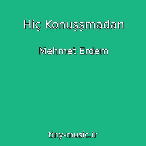 کاور آهنگ Hiç Konuşşmadan از Mehmet Erdem