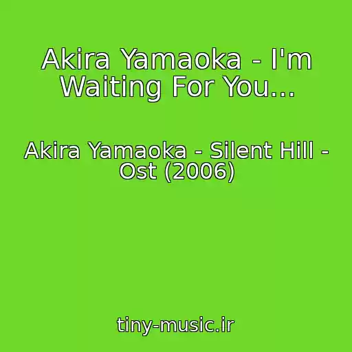 کاور آهنگ Akira Yamaoka - I'm Waiting For You... از Akira Yamaoka - Silent Hill - Ost (2006)