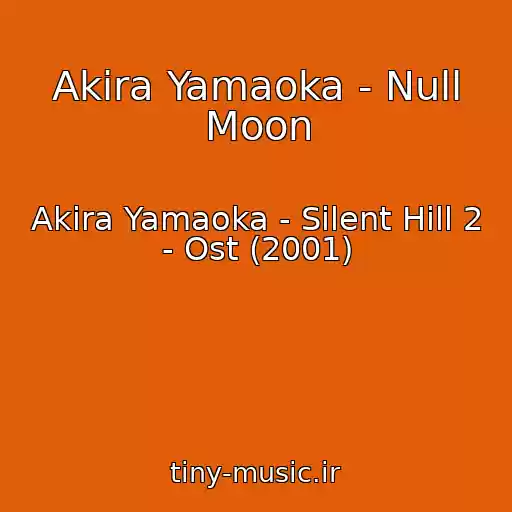 کاور آهنگ Akira Yamaoka - Null Moon از Akira Yamaoka - Silent Hill 2 - Ost (2001)
