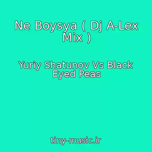 کاور آهنگ Ne Boysya ( Dj A-Lex Mix ) از Yuriy Shatunov Vs Black Eyed Peas