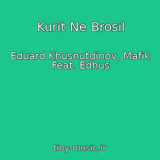 کاور آهنگ Kurit Ne Brosil از Eduard Khusnutdinov, Mafik Feat. Edhus