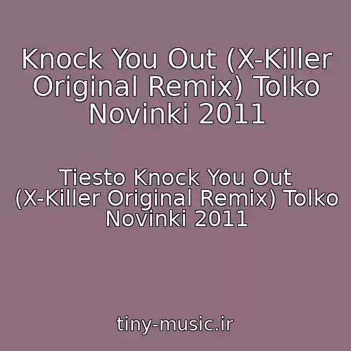 کاور آهنگ Knock You Out (X-Killer Original Remix) Tolko Novinki 2011 از Tiesto Knock You Out (X-Killer Original Remix) Tolko Novinki 2011