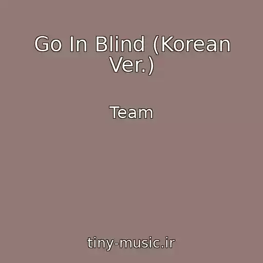 کاور آهنگ Go In Blind (Korean Ver.) از Team