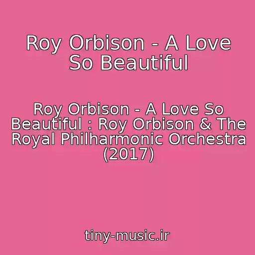 کاور آهنگ Roy Orbison - A Love So Beautiful از Roy Orbison - A Love So Beautiful : Roy Orbison & The Royal Philharmonic Orchestra (2017)